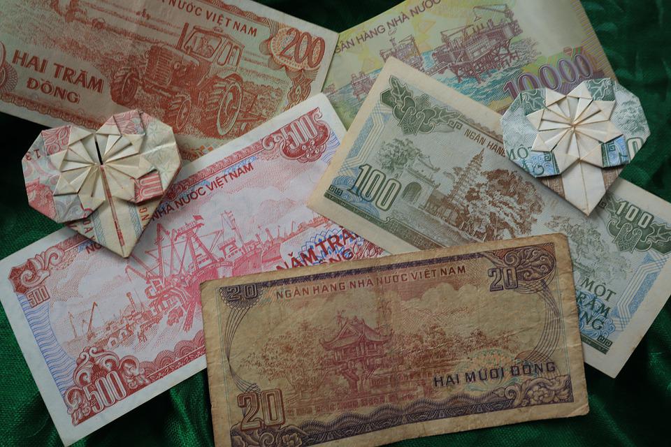 vietnamské bankovky